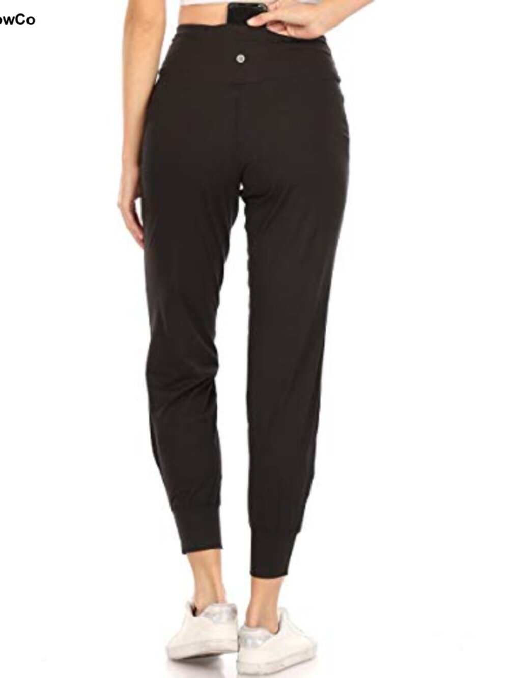 High Waisted Jogger Pants with Pockets Tapered Leg ActiveFlex